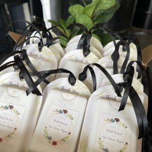 Perfume Pocket Hand Sanitizer Spray Wedding Door Gift Set (Women Scents)